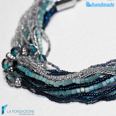 Mix Conteria Bracelet handmade Murano glass - La Fondazione snc - BRAC0003
