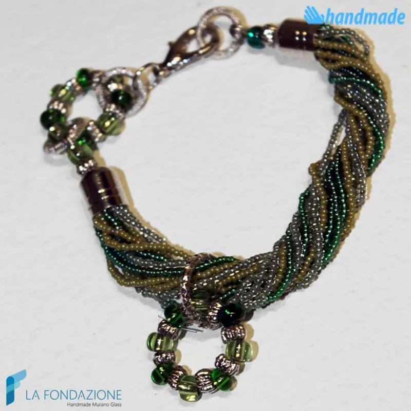 Bracciale Lux Conteria in vetro di Murano - La Fondazione snc - BRAC0004