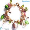 Enny Charm Bracelet handmade Murano glass - La Fondazione snc - BRAC0008