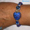 Bracciale Valentino Blu in vetro di Murano - La Fondazione snc - BRAC0029