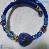 Bracciale Valentino Blu in vetro di Murano - La Fondazione snc - BRAC0029