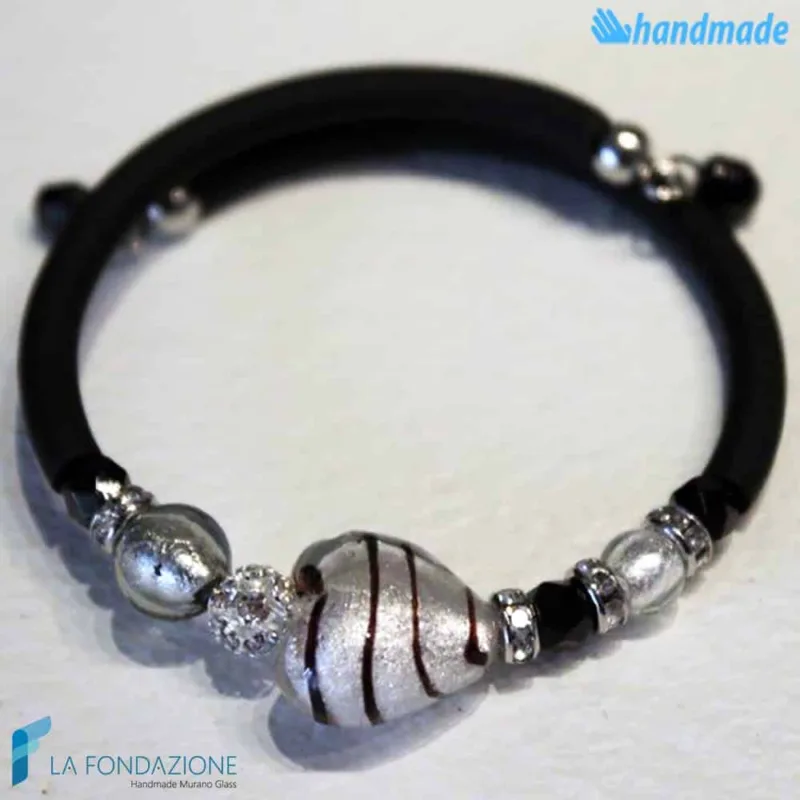 Bracciale Cupido in vetro di Murano - La Fondazione snc - BRAC0031