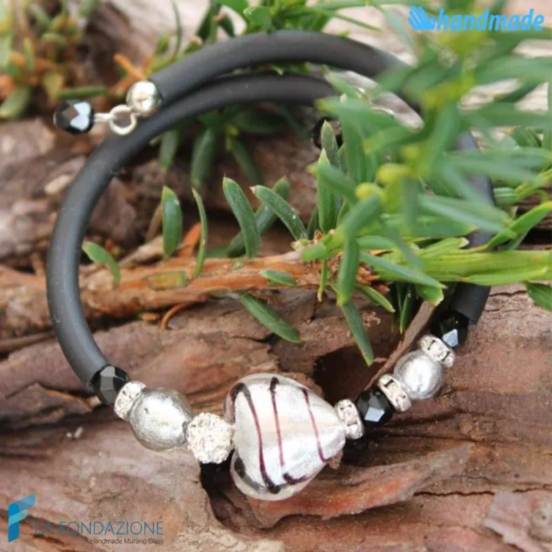 Bracciale Cupido in vetro di Murano - La Fondazione snc - BRAC0031