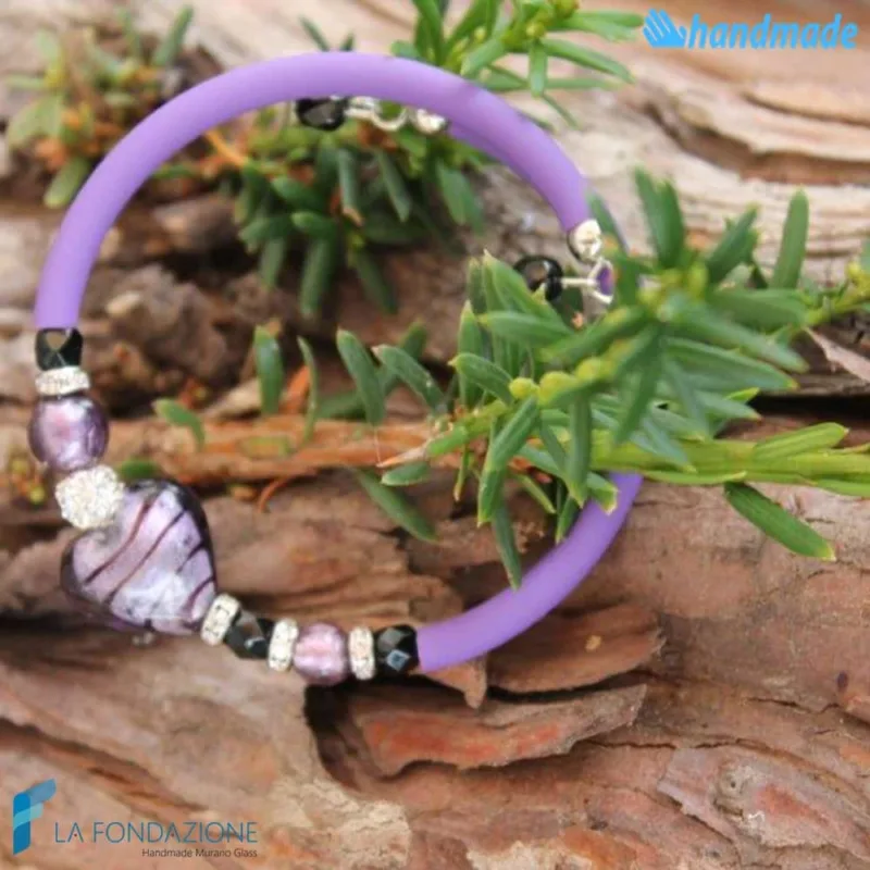 Bracciale Cupido in vetro di Murano - La Fondazione snc - BRAC0031