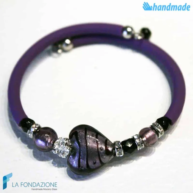 Bracciale Cupido in vetro di Murano - La Fondazione snc - BRAC0031
