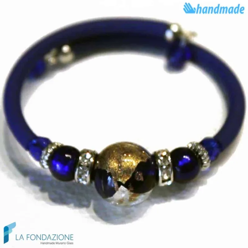 Bracciale Perla in vetro di Murano - La Fondazione snc - BRAC0033