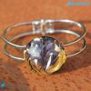 Bracciale Pavone Giallo in vetro di Murano - La Fondazione snc - BRAC0034
