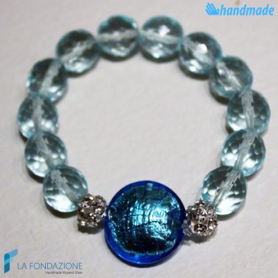 Schissa Luster Bracelet handmade Murano glass - La Fondazione snc - BRAC0035