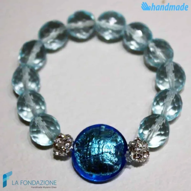 Bracciale Lustro Schissa in vetro di Murano - La Fondazione snc - BRAC0035