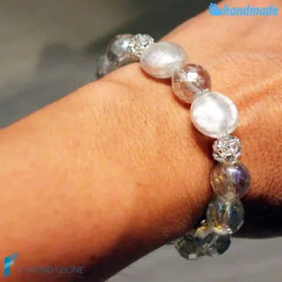 Bracciale Lustro Schissa in vetro di Murano - La Fondazione snc - BRAC0035