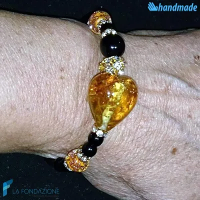 Valentino Amber Bracelet | BRAC0047 | La Fondazione snc, view 2