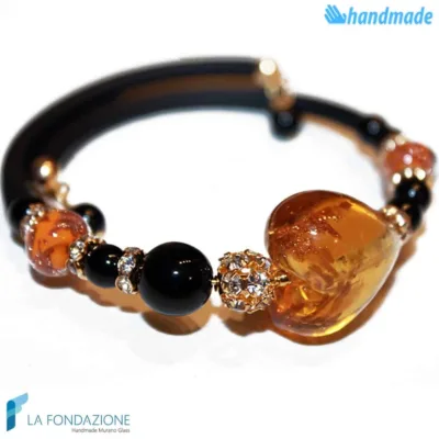 Valentino Amber Bracelet | BRAC0047 | La Fondazione snc
