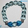 Heart Shine Bracelet handmade in Murano glass - La Fondazione snc - BRAC0056