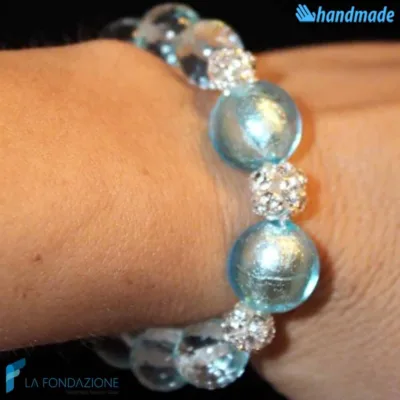 Lustro pearl bracelet | BRAC0057 | La Fondazione snc, view 2