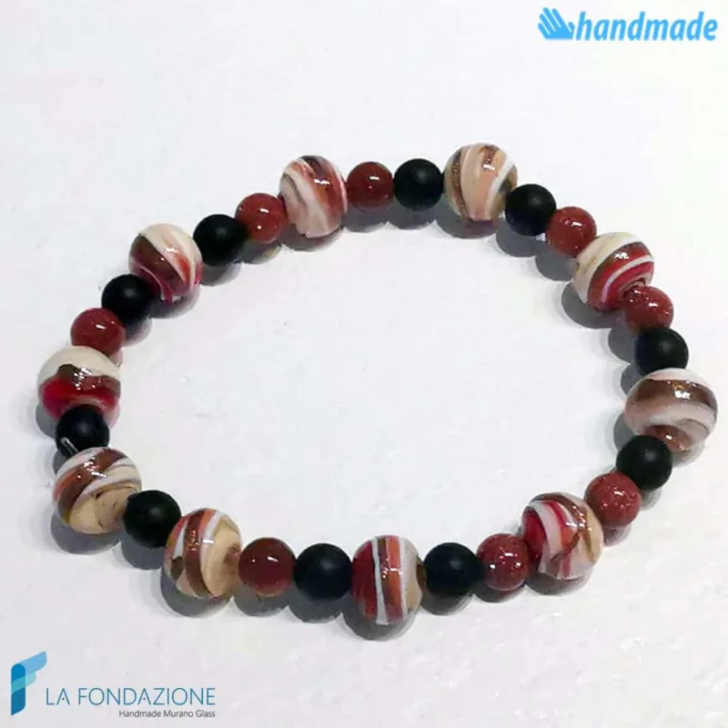 Zanzibar - Bracciale in vetro di Murano