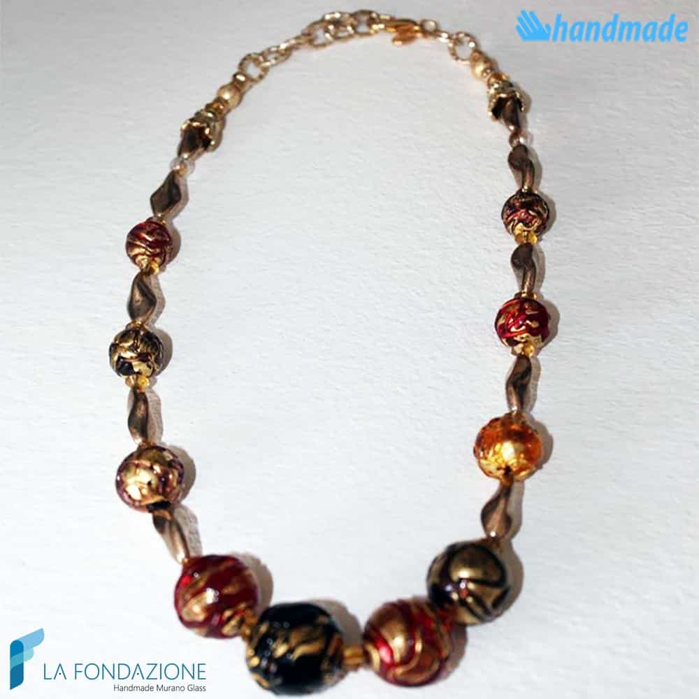 Campiello Stained-Glass Necklace | COLL0029 | La Fondazione snc, view 2