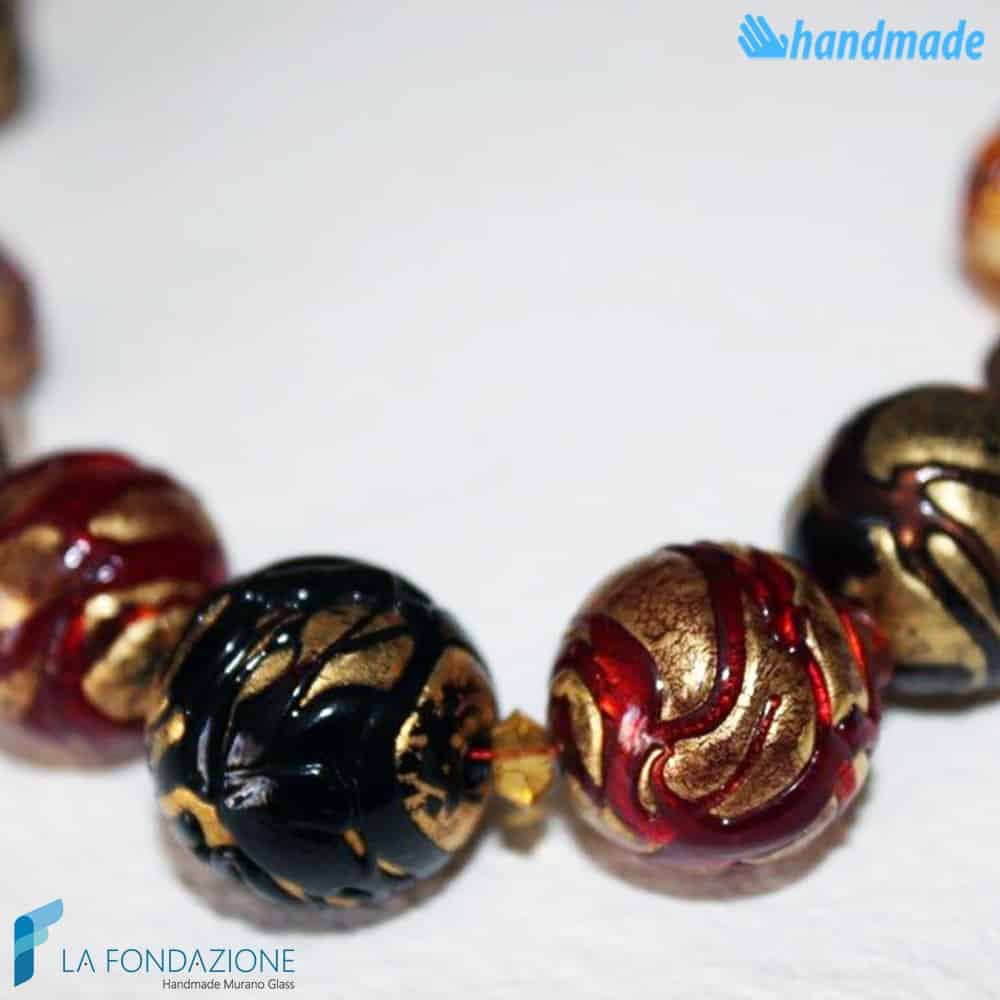 Collana Vetrata Campiello in vetro di Murano - COLL0029