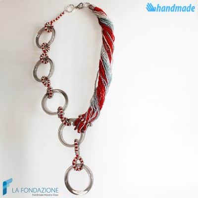 Necklace Boop Magic made in Murano glass - COLL0043