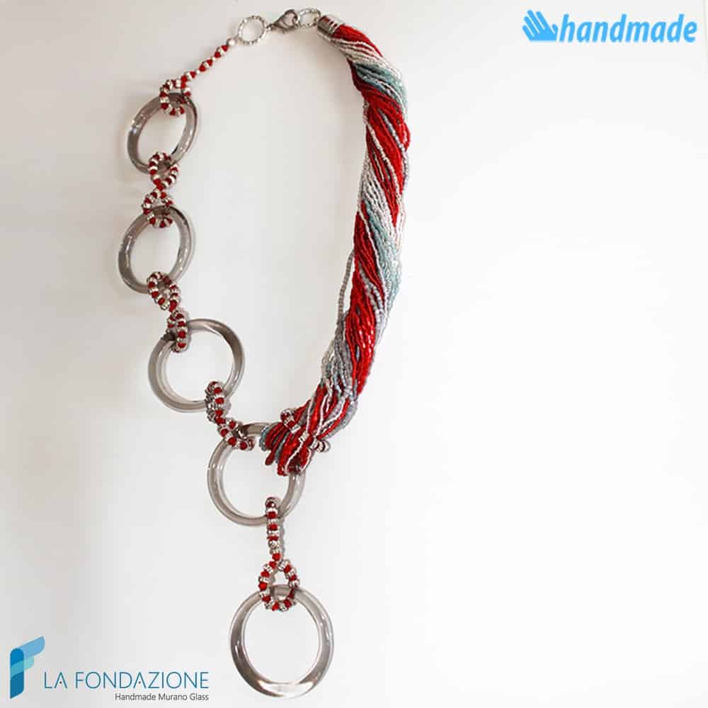 Collana Boop Magic in vetro di Murano - COLL0043