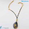 Stone Luxury Necklace | COLL0073 | La Fondazione snc, view 3