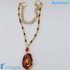Stone Luxury Necklace | COLL0073 | La Fondazione snc, view 6