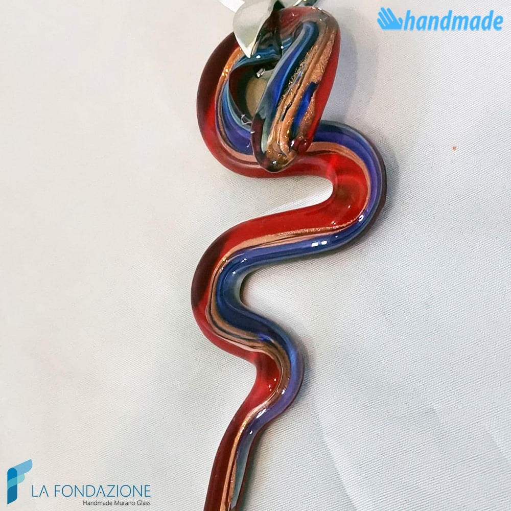 Serpico Snake Necklace | COLL0078 | La Fondazione snc, view 3