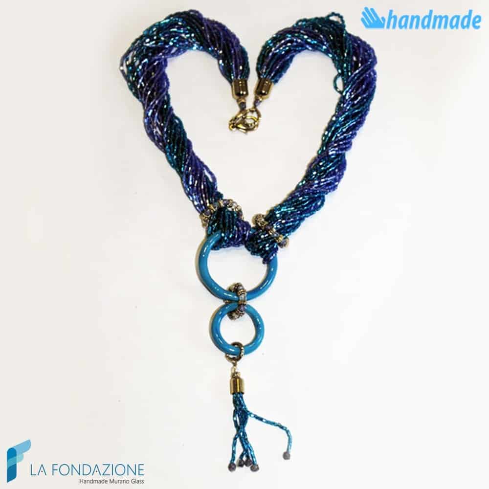 Collana Conteria Mariner in vetro di Murano - COLL0088