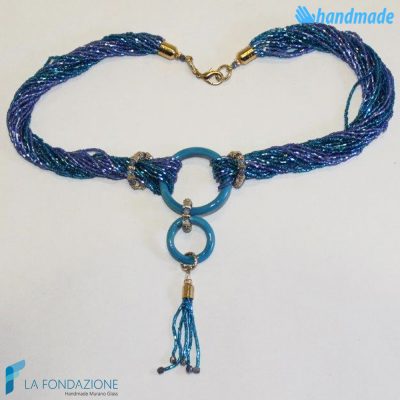 Collana Conteria Mariner in vetro di Murano - COLL0088