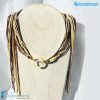 Collana Sciarpina Conteria Cerchio - COLL0090