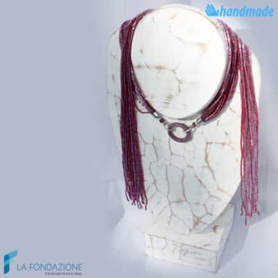 Collana Sciarpina Conteria Cerchio - COLL0090