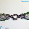 Torchon necklace 48 strands Polished with silver -  La Fondazione snc - COLL0092