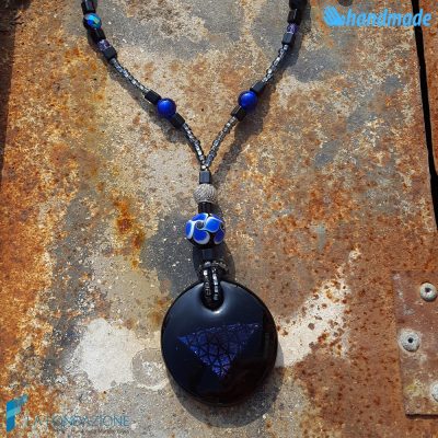 Collana Estrusa in vetro di Murano - COLL0094