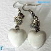 Mini heart earrings with light point handmade Murano glass - La Fondazione snc - EARRINGSC0002