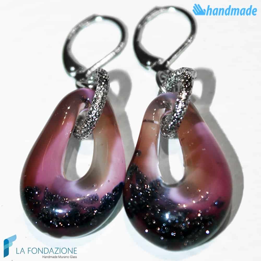 Sparkling Blue earrings with aventurine - La Fondazione - EARRINGSC0004