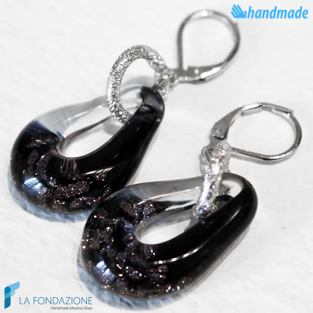 Sparkling Blue earrings with aventurine - La Fondazione - EARRINGSC0004