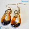 Sparkling Blue earrings with aventurine - La Fondazione - EARRINGSC0004