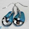 Silver Sparkling Drop Earrings - La Fondazione snc - EARRINGSC0006