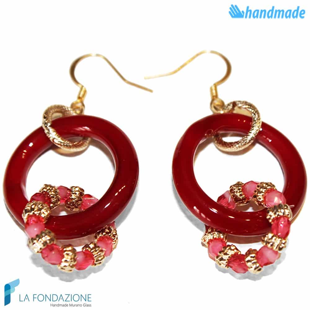 Boop Maxi - Orecchini in vetro di Murano -EARRINGSC0018