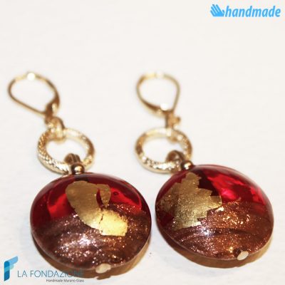 Crescent earrings with aventurine - La Fondazione snc - EARRINGSC0019