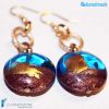 Crescent earrings with aventurine - La Fondazione snc - EARRINGSC0019