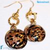 Orecchini Tigrati in vetro di Murano - EARRINGSC0020