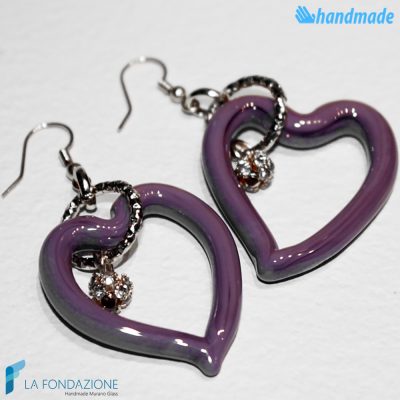 Light Point Heart Earrings - La Fondazione snc - EARRINGSC0021