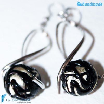 Glazed twisted earrings - La Fondazione snc - EARRINGSC0025