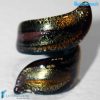 Ancient Greece Ribbon Ring in Murano glass - La Fondazione snc - RINGS0047