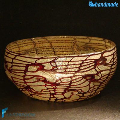 Bowl Reticolo Svuotatasche in vetro di Murano - BOWL0001