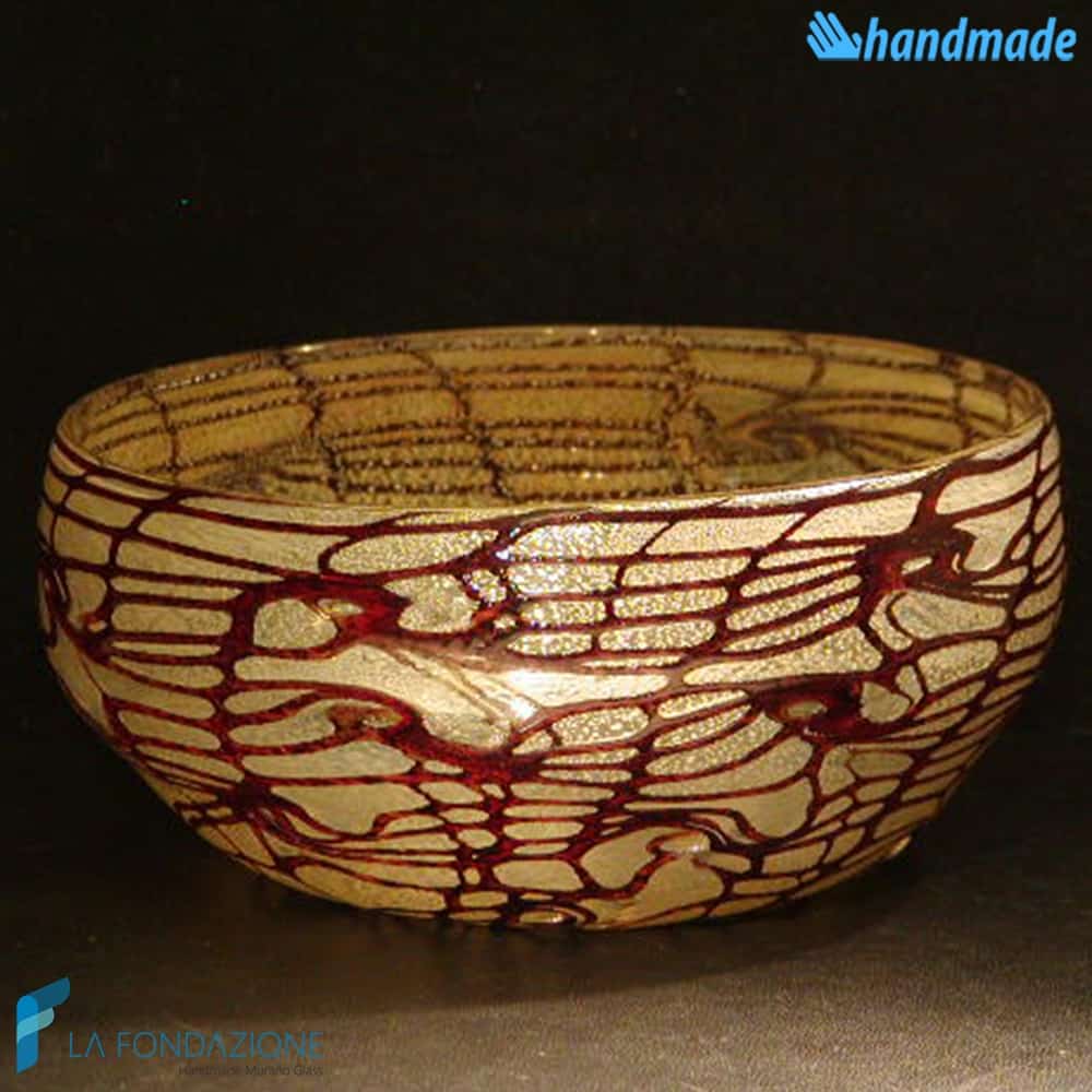 Bowl Reticolo Svuotatasche in vetro di Murano - BOWL0001