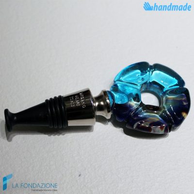 Tappo da bottiglia Fiore in vetro di Murano - CAPS0001