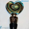 Heart bottle cap made in Murano glass - CAPS0007