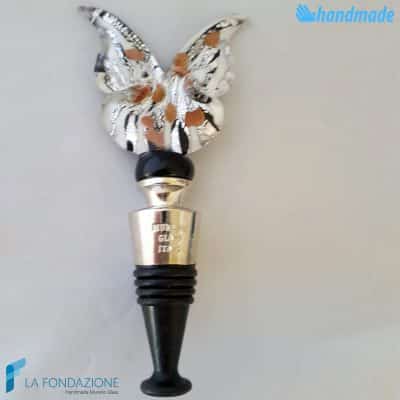 Bottle cap Butterfly made in Murano glass - CAPS0017