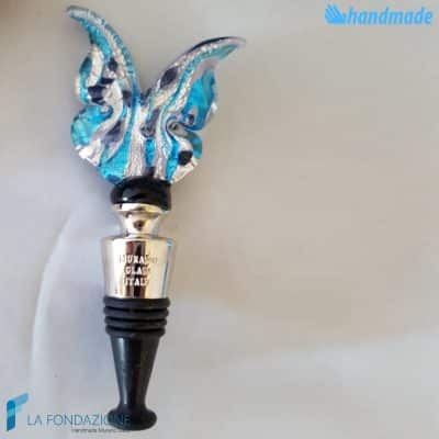 Bottle cap Butterfly  made in Murano glass - CAPS0017